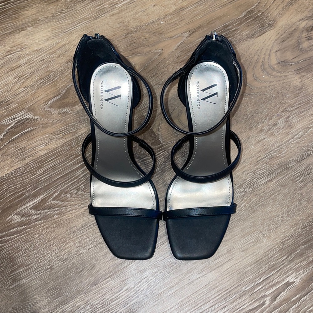 Worthington Womens Elsen Heeled Sandals